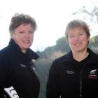 Raylene Bates (left) and Helen Littleworth prepare for the Olympics. Photo by Craig Baxter.