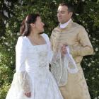 Rebecca Ryan and Daniel Carberg rehearse L'Orfeo. Photo by Gerard O'Brien.
