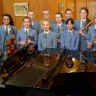 Rehearsing at St Hilda's Collegiate are pupils (from left) Katie Cooper (15), Katie Knowles (15),...