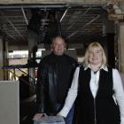Restaurateurs Helen Mason and Grant Cockroft in the Lower Stuart St premises being redeveloped by...