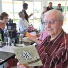 Retired Mosgiel police officer Scott Kerr celebrates his 90th birthday with family from...