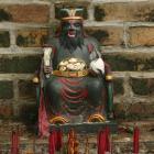Roadside shrine in a village near the city of Fanling. Photo by Jim Eagles