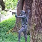 Robin Hood in Sherwood Forest. Photo by Janice Murphy.