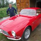 Rod Tempero proudly shows off the  rare 1953 Maserati A6GCS series 2 Allemano that  he has...