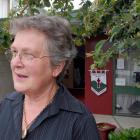 Roslyn King outside the Amana Christian School in Mosgiel where she works as a principal and...