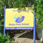 Rotary Park School entrance in McKerrow St, Highcliff. Photo by Gregor Richardson.