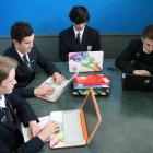 Roxburgh Area School Year 12 pupils (from left) Toby Grice (17), Jack Lennon (17), Jezreel...