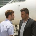 Runner Runner's two central characters, played by Justin Timberlake and Ben Affleck, exchange...