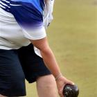 Runner-up Sharon McCaw in action in the final of the Women’s Classic Pairs at the North East...