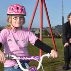 Saddle Hill Community Board member Leanne Stenhouse with her daughter Amy Smith (7), of Big Rock...