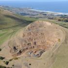 Saddle Hill from the air in August 2010. Photos by Stephen Jaquiery.