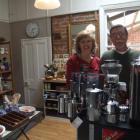 Sally and Peter Vendetti in their new homeware shop in Waimate. Photo by Sally Rae.