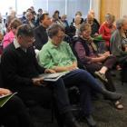 Salvation Army social policy and parliamentary unit director Major Campbell Roberts addresses a...