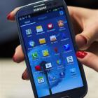 Samsung Electronics' new Samsung Galaxy SIII smartphone is presented during its launch at The...