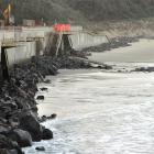 Sand has returned to Dunedin's St Clair Beach in recent days. Photo by Craig Baxter.