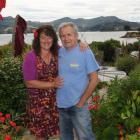 Sarah and Ewan McDougall at their Broad Bay, Dunedin, home. Photo by Craig Baxter.