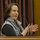 Sarah Forbes gives evidence in the High Court at Christchurch yesterday during the Clayton...