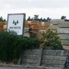 Sawn timber stacks at Wenita Forest Products' Rosebank sawmill in Balclutha. Photo from ODT files.