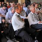 Scenes from yesterday's meeting in Gore, organised by the Southern Texel Breeders Association, to...