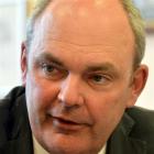 Science and Innovation Minister Steven Joyce discusses AgResearch's restructuring during a visit...