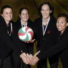 Scorpion team members Debbie Hill (left), Katrina McAra, Claire McPherson and Alicia Malcolm...