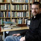 Scottish studies academic and writer Prof Liam McIlvanney in his University of Otago office....