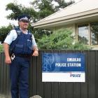 Senior Constable Darren Cox, the new man on the job in Omakau. Photo by Sarah Marquet.