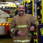 Senior Dunedin firefighter Mike Meaden at the Central Dunedin fire station, where he worked for...
