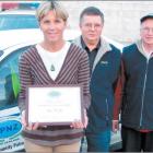 Serving the community: South Dunedin Community Patrol member Claire Metcalfe (left), pictured...