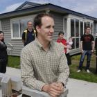 SHAC national co-ordinator Tim Bishop (foreground), with, from left, Otago Polytechnic...