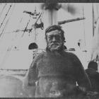 Shackleton aboard <i>Nimrod</i> after the harrowing Southern Journey, March 1909. Photo courtesy...