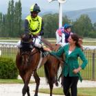 Shankar Muniandy  aboard Ridley at Wingatui on Boxing Day. The pair will team again at Riccarton...