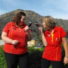 Sharon Shaw (left) and Vanessa Warren, both of Queenstown, are hoping to help raise  more than ...
