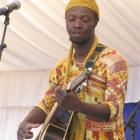 Singer Sergio Perere, from the Brazilian group Tambolele, which delivered an energised...