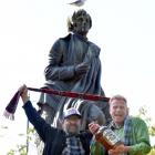 Sister Cities Tartan Ties performer Robert Scott (left) and artistic director Simon Vare are set...