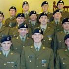 Soldiers from the 4th Otago-Southland Battalion who have received medals for their overseas...