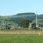 Solid Energy's pilot briquetting plant near Mataura. Photo by Helena de Reus.