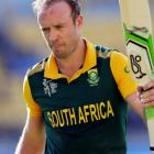 South Africa captain AB de Villiers was out for 99 against the United Arab Emirates. REUTERS...