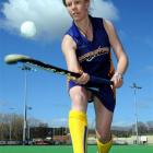 Southern Storm midfielder Eloise Watson gets in some skills practice at the McMillan Hockey...