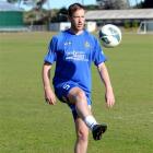 Southern United captain Matt Joy trains at Tahuna Park on Thursday. He will play his last game...