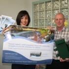 Southland District Council policy analyst Tamara Dytor and Stewart Island area engineer Irwin...