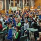 A scene from the Otago Daily Times Extra! Spelling quiz at Tahuna Intermediate. Photo by Jane...