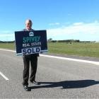 Spivey Real Estate Ltd agent Tony Spivey was thrilled to confirm another sale at the North Oamaru...