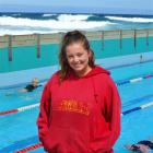 St Clair Salt Water Pool lifeguard Katherine Graham. Photo by Christine O'Connor.