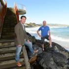 St Clair surfers Dr Richard Egan (left) and John de Graaf are part of the new St Clair Action...