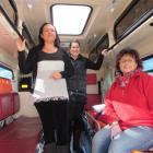 St John trainees (from left) Seanne McGregor, Juliet Gray and Carol Harding, all of Kurow, get...