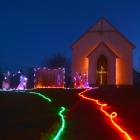 St Paul's Catholic Church during the Mid-Winter Festival of Lights and Mid-Winter Christmas...