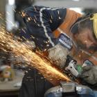 Steel fabricator John King is pictured grinding metal at Farra Engineering which has welcomed the...
