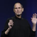 Steve Jobs speaks at an Apple function in San Francisco where he unveiled the company's new iPad....