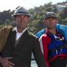 Steve Moffatt (left) and Steve Gurney.  Photo by Simon Baker.